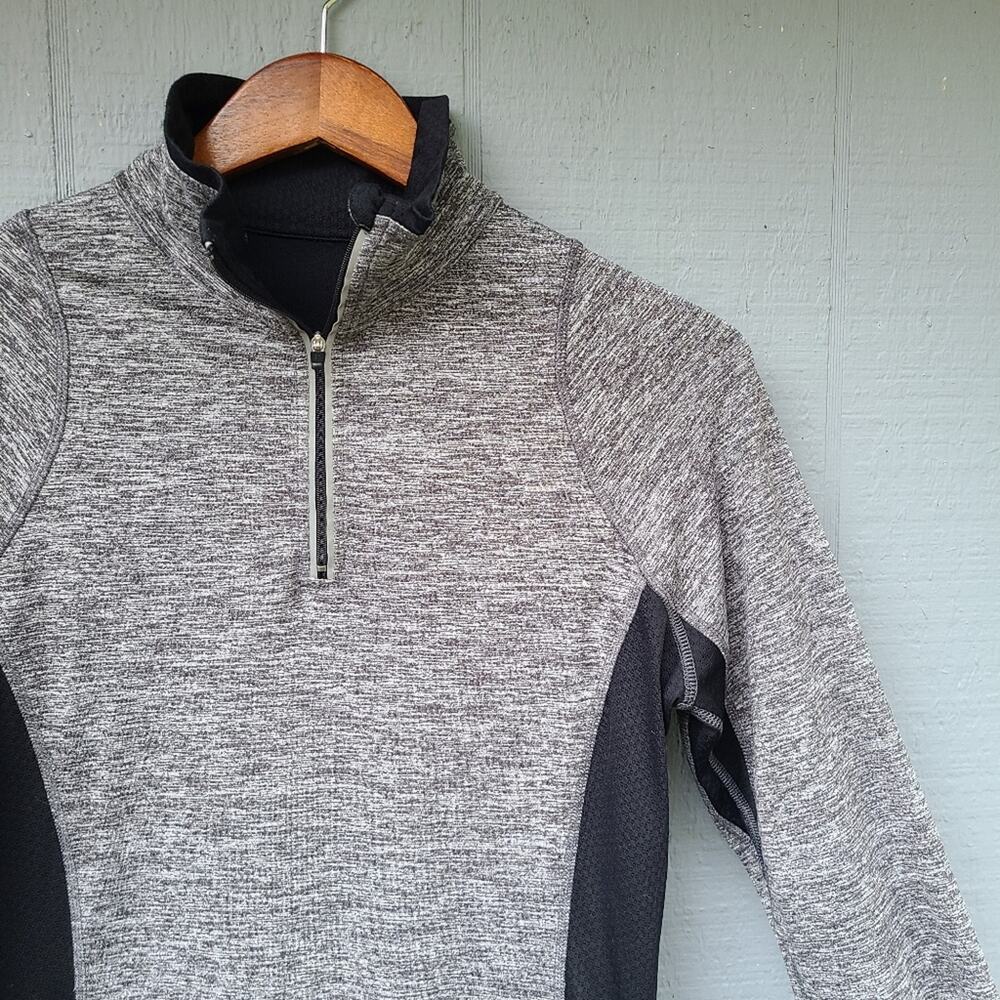 Reva 1/4 Zip Pullover Long Sleeve Workout Top Med